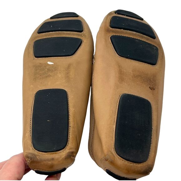 Michael Shannon Women Elaine Tan Leather Slip On Driving Moccasin 8.5 - Picture 8 of 8